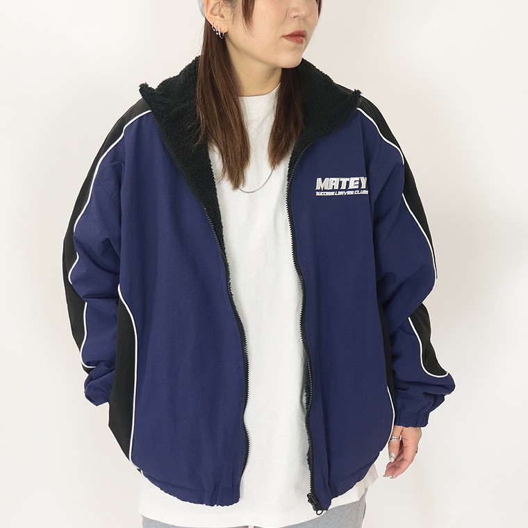 SALE ナイロンリバーシブルブルゾン