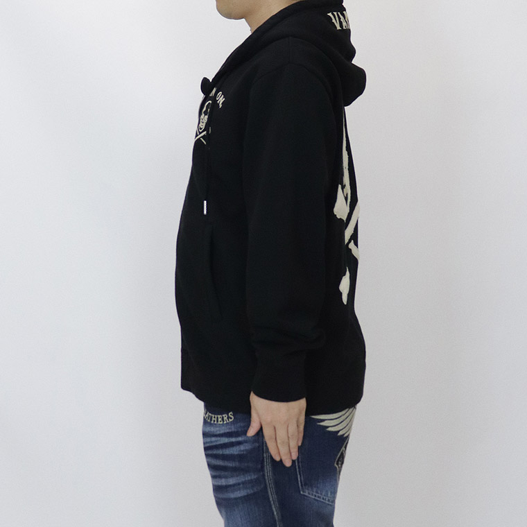 【VANSON】裏毛F/Zパーカー