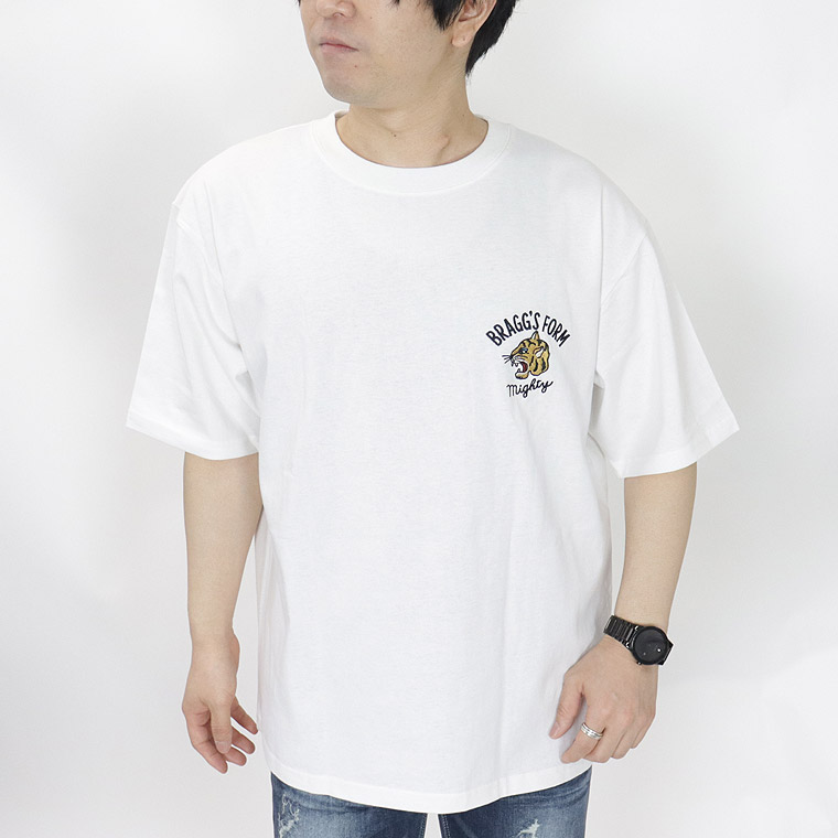 チベタンTIGER刺繍半袖Tシャツ