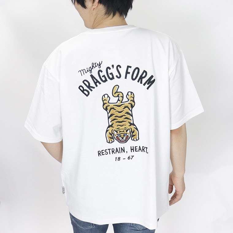 チベタンTIGER刺繍半袖Tシャツ
