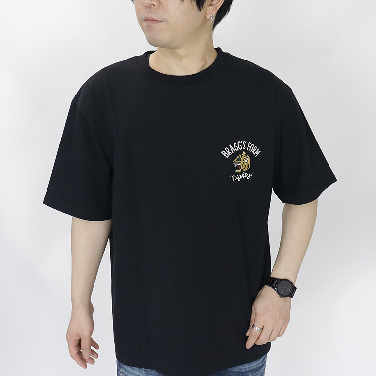 チベタンTIGER刺繍半袖Tシャツ