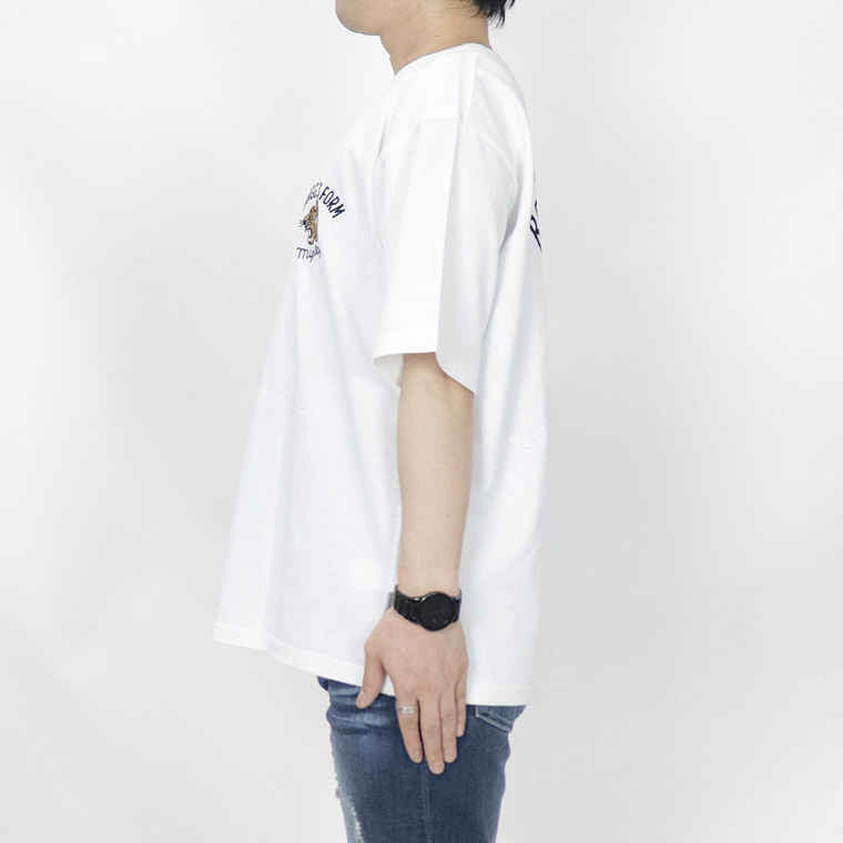 チベタンTIGER刺繍半袖Tシャツ