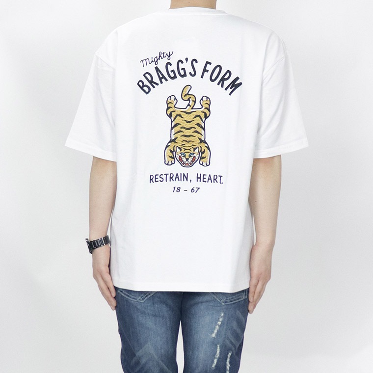 チベタンTIGER刺繍半袖Tシャツ