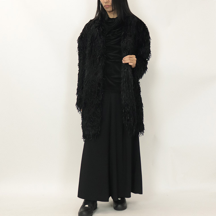 ダークネスファー ロング丈コート