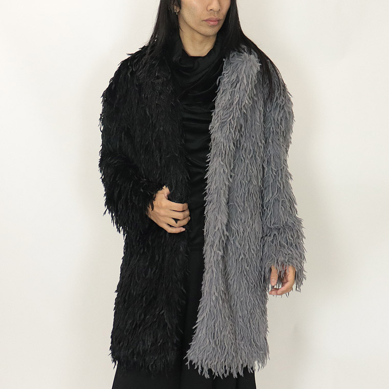 ダークネスファー ロング丈コート