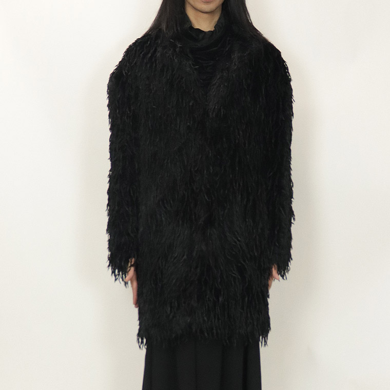 ダークネスファー ロング丈コート