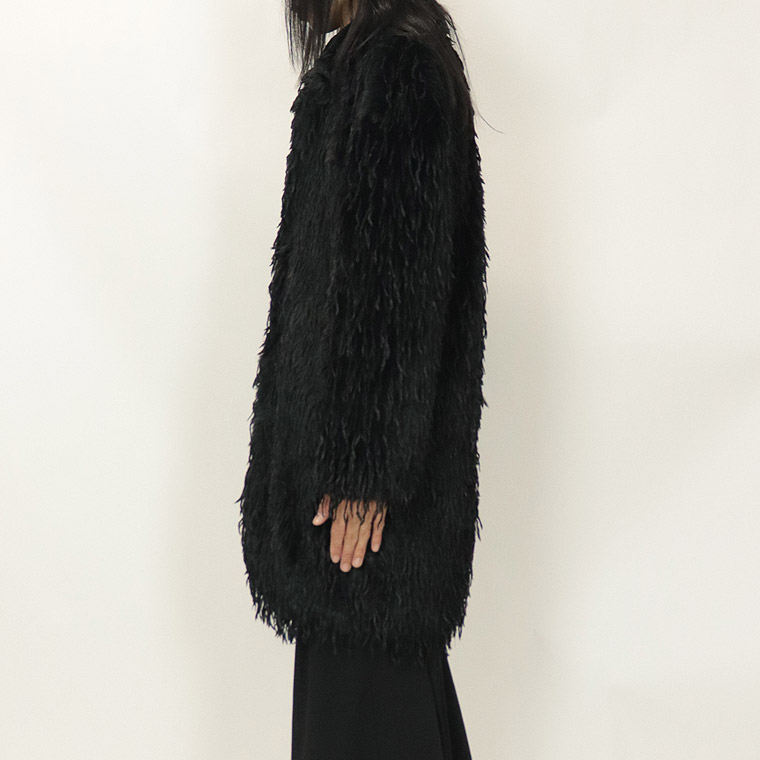 ダークネスファー ロング丈コート