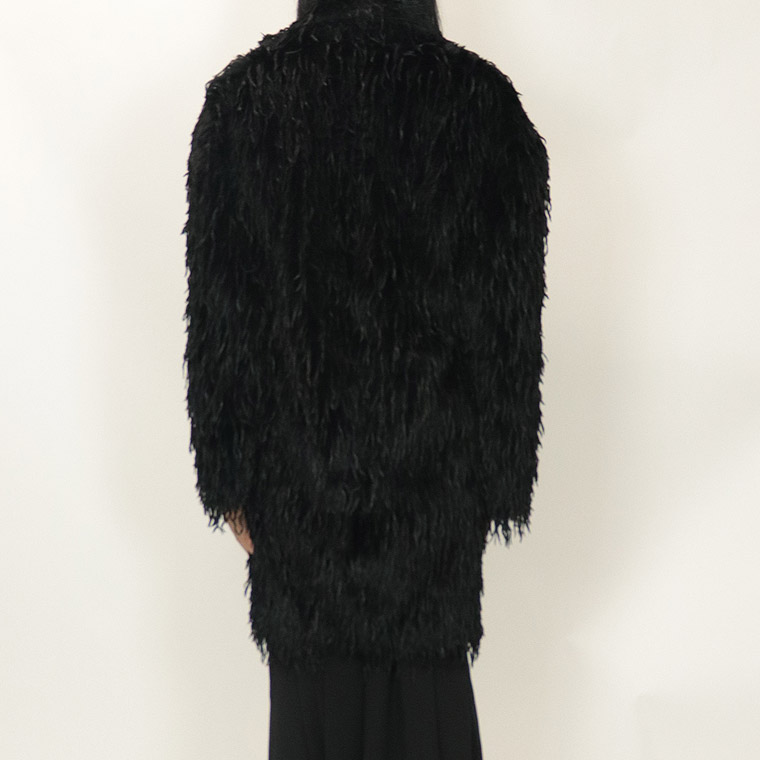 ダークネスファー ロング丈コート