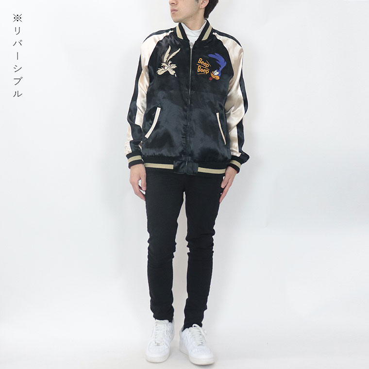 【LOONEYコラボ】リバーシブル刺繍スカジャン
