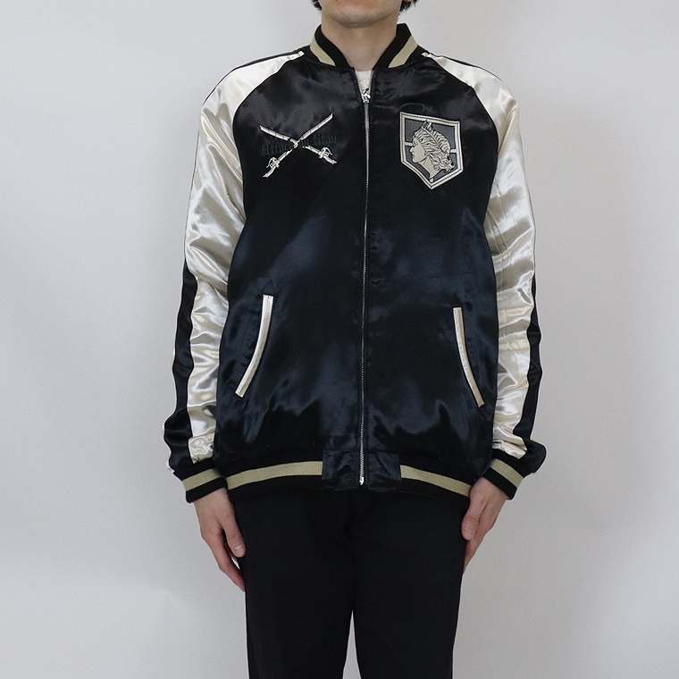 【進撃の巨人】リバーシブル刺繍スカジャン×MA-1ジャケット【リヴァイ】