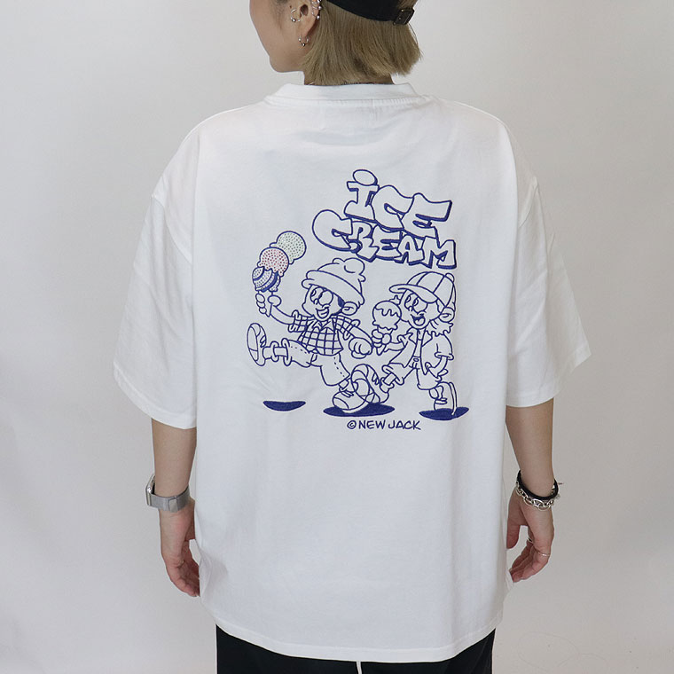 SALE【NEW JACK】ラインストーン 半袖Tシャツ