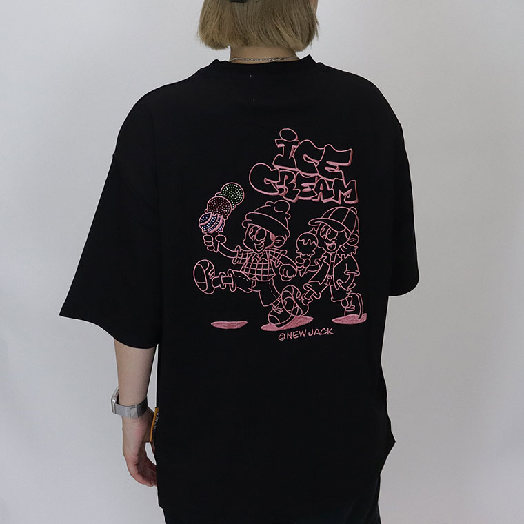 SALE【NEW JACK】ラインストーン 半袖Tシャツ