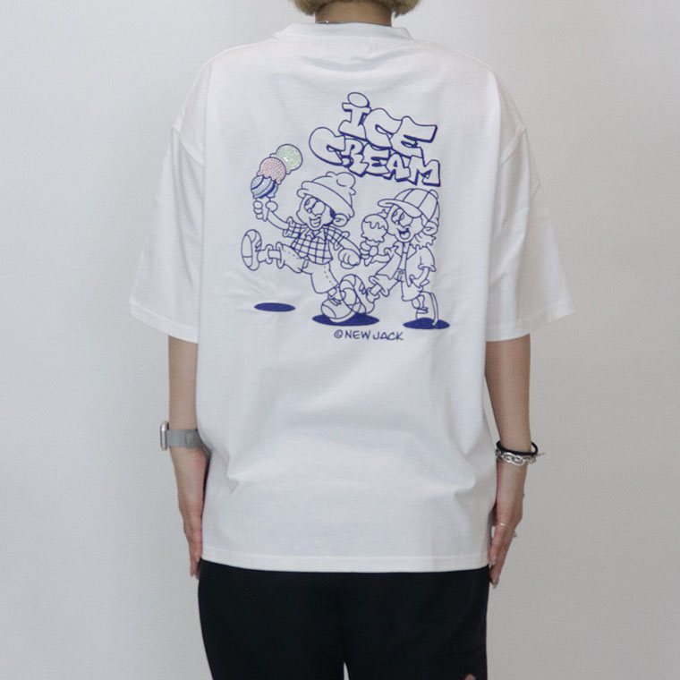 SALE【NEW JACK】ラインストーン 半袖Tシャツ