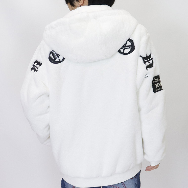 【NORTON】ストレートボアZIPパーカー