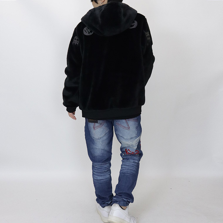 【NORTON】ストレートボアZIPパーカー