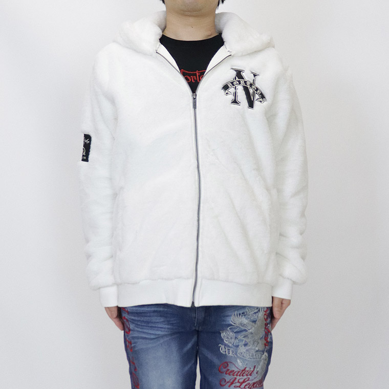 【NORTON】ストレートボアZIPパーカー