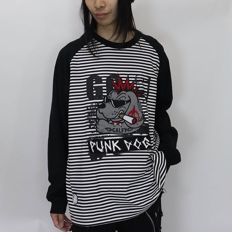 【GALFY】PUNK ROCK 長袖Tシャツ