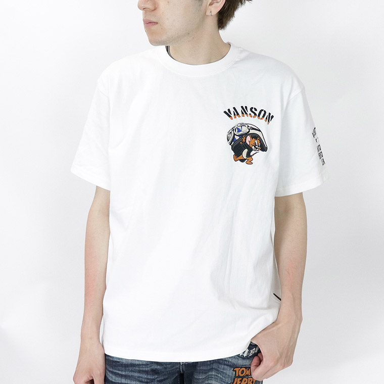 【TOM&JERRYコラボ】天竺半袖Tシャツ ヘルメットジェリー