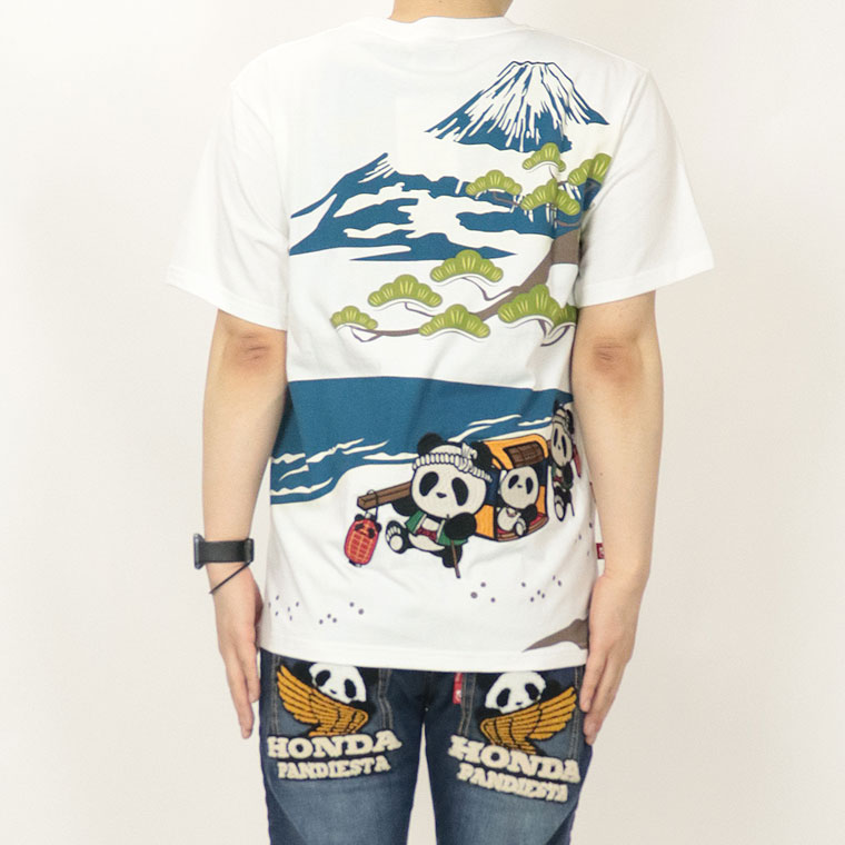 【PANDIESTA】熊猫五十三次半袖Tシャツ