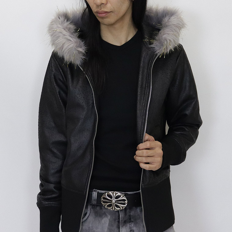 ＼数量限定5０％ＯＦＦ／【REGIEVO】ファー付きフード中綿入りコーティングジャケット