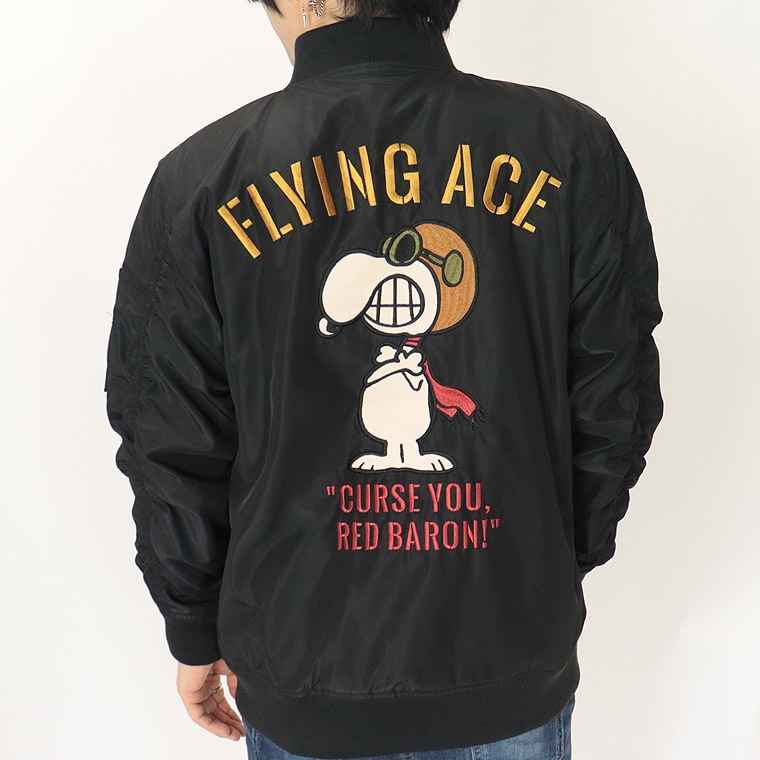 【SNOOPY】FLYING ACE MA1 JACKET