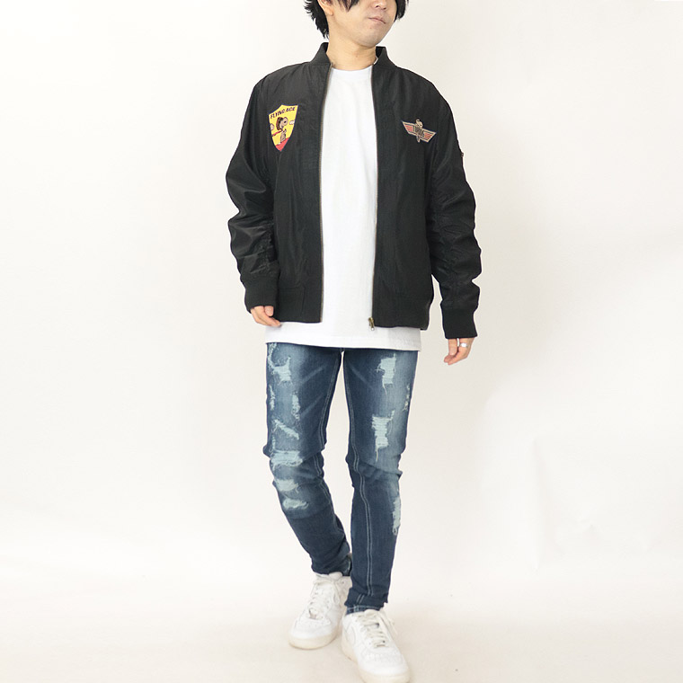 【SNOOPY】FLYING ACE MA1 JACKET