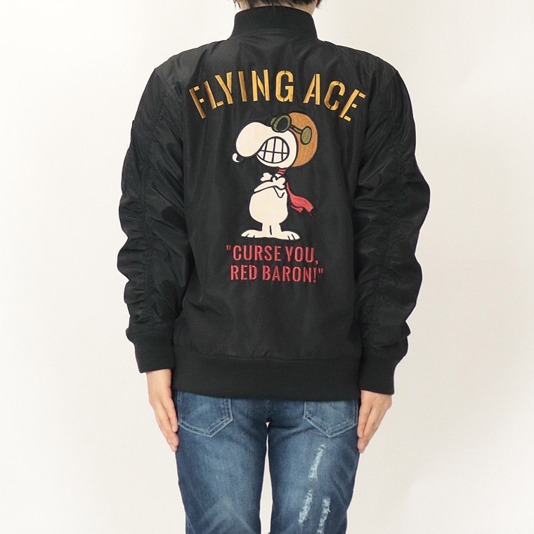 【SNOOPY】FLYING ACE MA1 JACKET