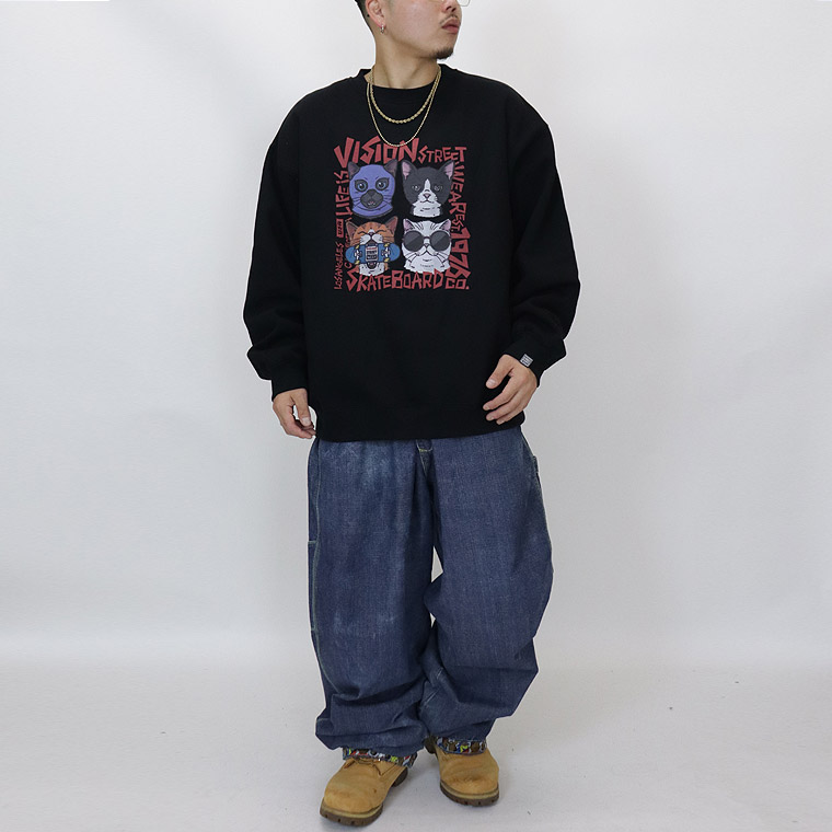 【VISION】Cats Sweatshirt