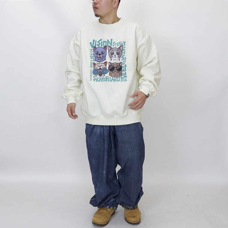 【VISION】Cats Sweatshirt