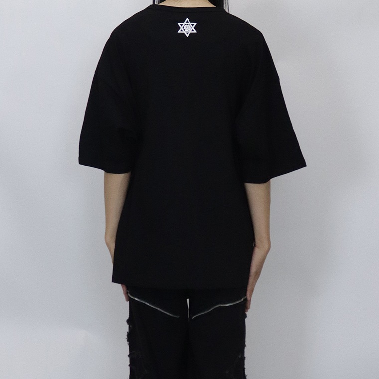 【PSYCHONATION】『寝田ルネコラボ』デビルイラストBIGシルエットTシャツ