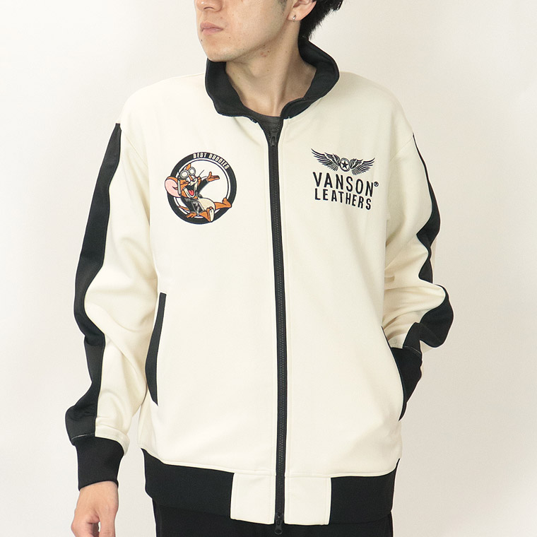 【TOM&JERRYコラボ】刺繍トラックジャケット