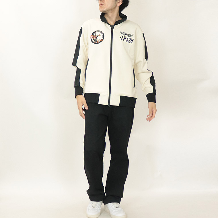 【TOM&JERRYコラボ】刺繍トラックジャケット