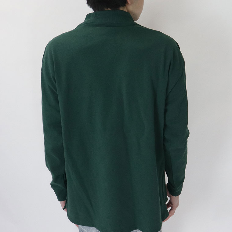 モックネック長袖Tシャツ(ペア対応)