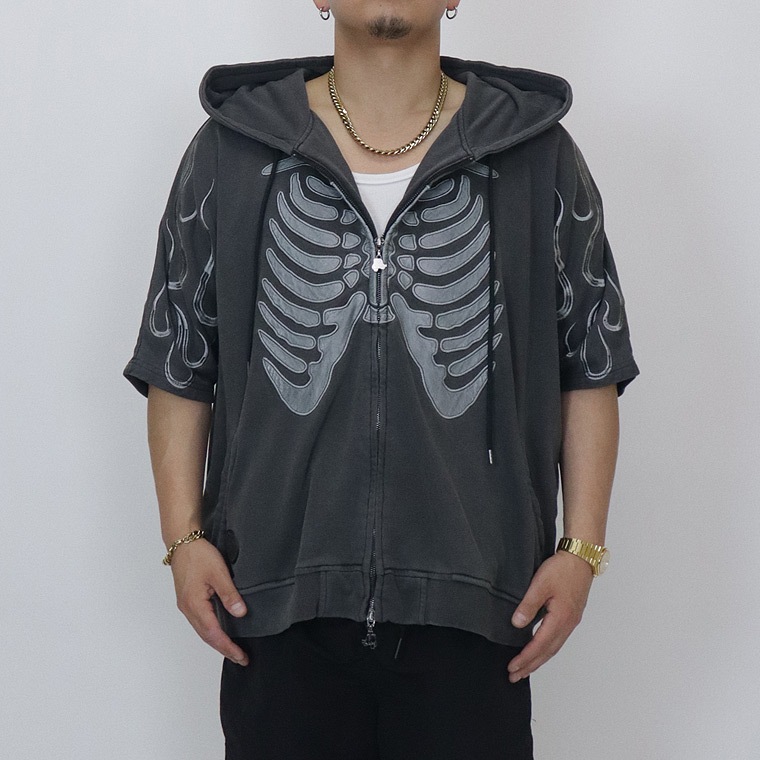 SALE【GALFY】骨が見えしドルマンパーカー
