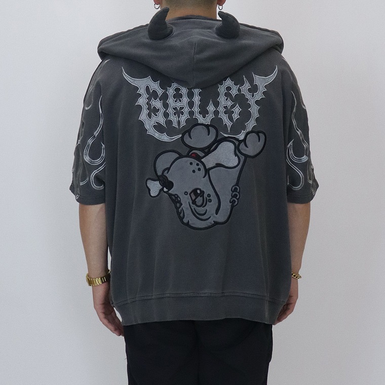 SALE【GALFY】骨が見えしドルマンパーカー