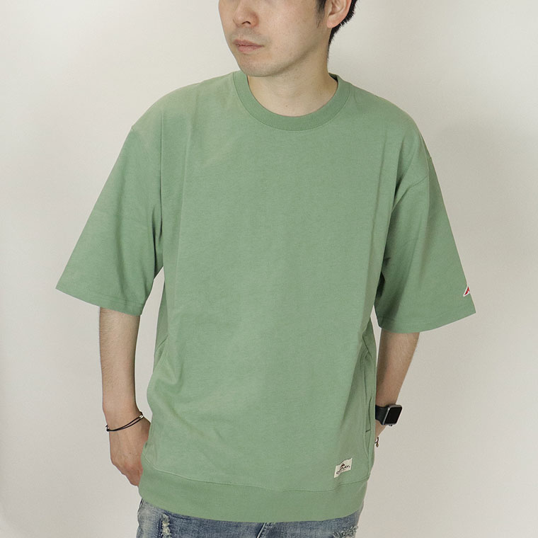 CAMスリットリブポケット半袖T(ペア対応)