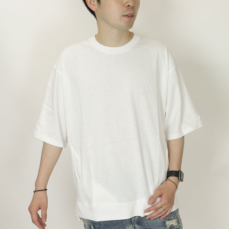 CAMスリットリブポケット半袖T(ペア対応)