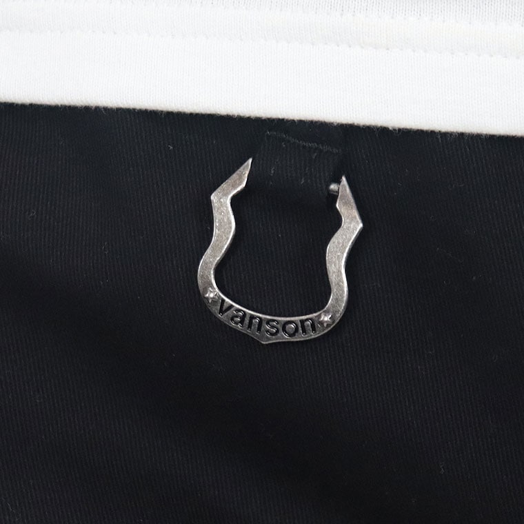 【VANSON】フライングボーン刺繍ツイルチノパンツ