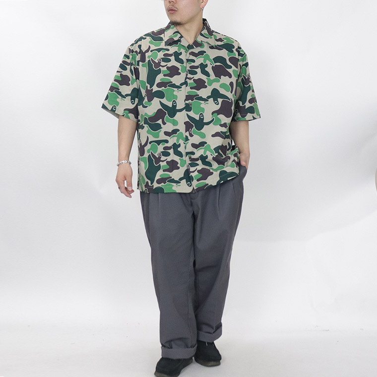 GONZ】オープンカラー総柄半袖シャツ | 店舗から探す,3号店,トップス