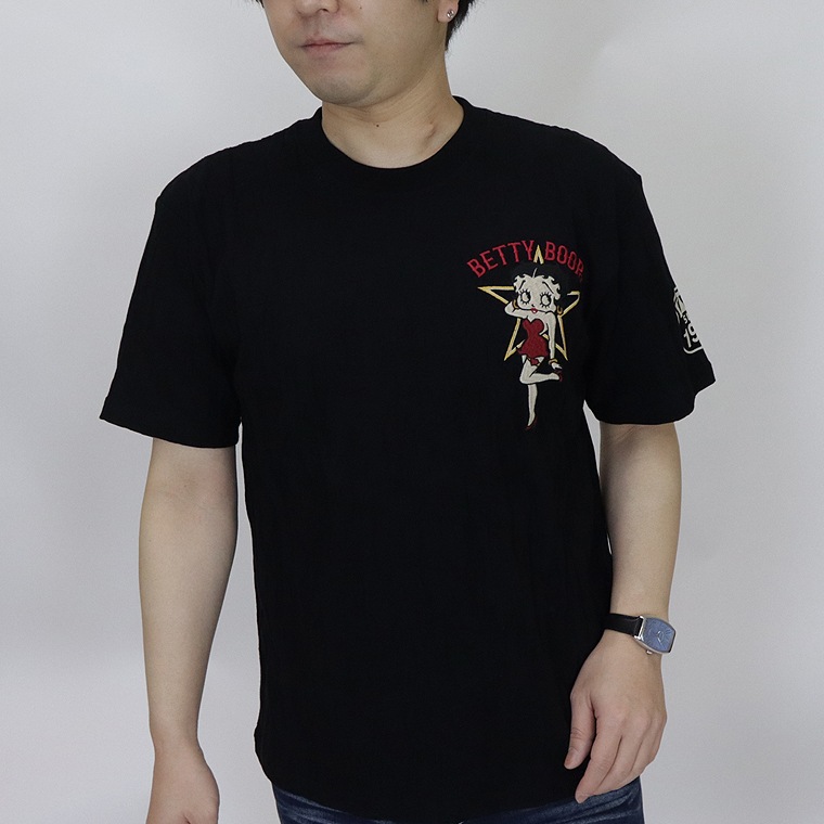 【BETTYコラボ】ジャガード天竺半袖Tシャツ スタードレス