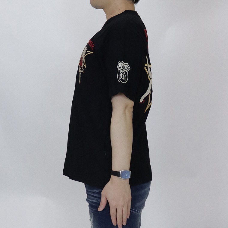 【BETTYコラボ】ジャガード天竺半袖Tシャツ スタードレス