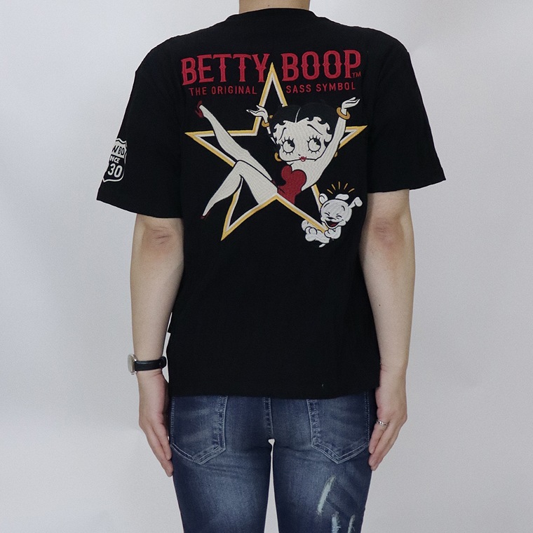 【BETTYコラボ】ジャガード天竺半袖Tシャツ スタードレス