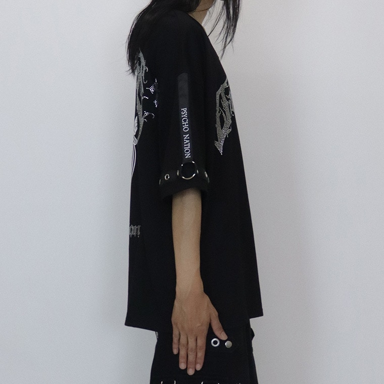 【PSYCHONATION】アイコンストーンBIGシルエットTシャツ
