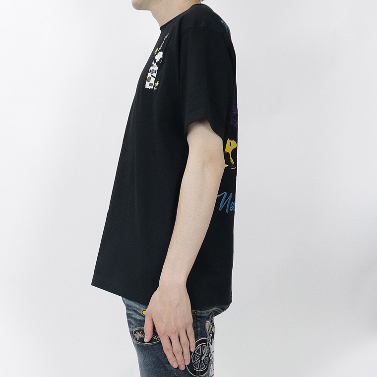 【SNOOPYコラボ】スケボーモチーフ半袖刺繍Tシャツ