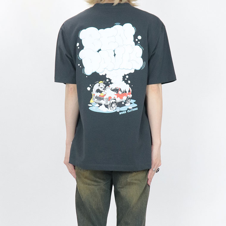 夏物セール２０%OFF【BEN DAVIS(ベンデイビス)】洗車 発泡/半袖Ｔシャツ (ペアルック・アメカジ系)