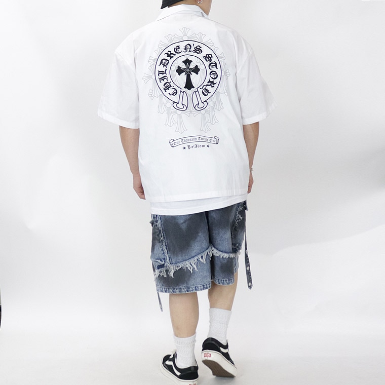 【UNDERGROUND】スプレーデニムカーゴショーツ