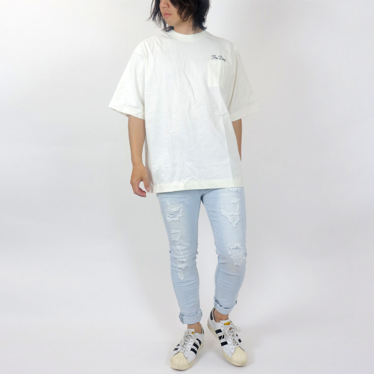 風景貼付BIG半袖Tシャツ(ペア対応)