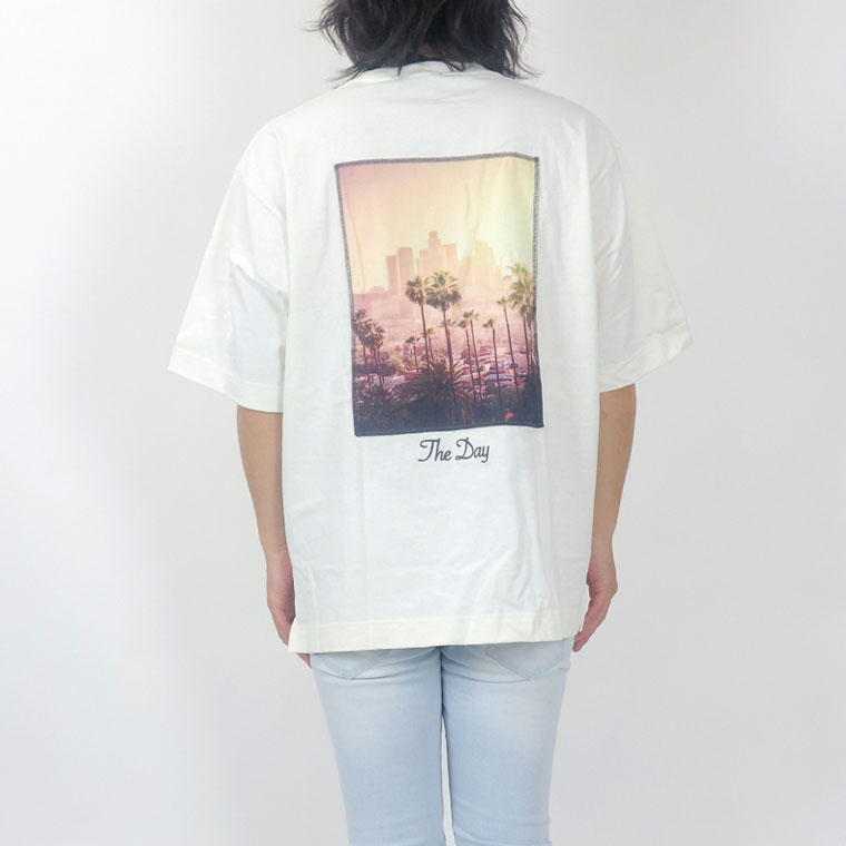 風景貼付BIG半袖Tシャツ(ペア対応)