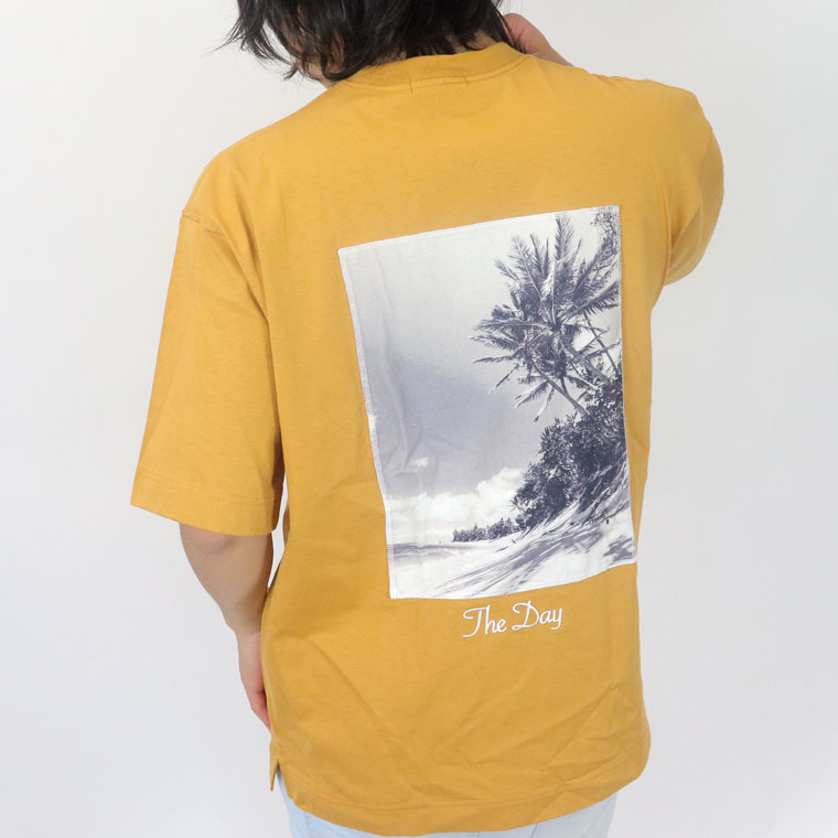 風景貼付BIG半袖Tシャツ(ペア対応)