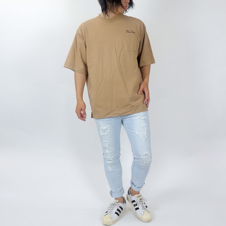 風景貼付BIG半袖Tシャツ(ペア対応)